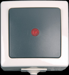 5666.5600.2 Surface-mounted wet room switch, control switch