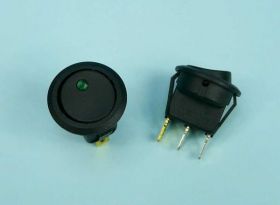 SMRS-101-6LDG 6A/250V 3-PIN PODŚ.LED GRE