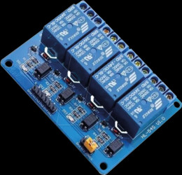 Developer boards - Relay module, 4 channels, 5 V