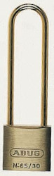 Kłódka odporna na warunki pogodowe średnica szekli: 5mm ABUS z kluczem W budynkach, na zewnątrz mosiężna Mosiądz