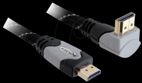 83045 High-speed HDMI cable, angled upwards, 3 m