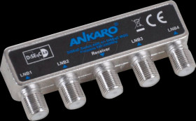 ANK 4/1 DISEQC WSG DiSEqC switch, V2.0 change-over switch, for 4 LNB