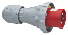 Złącze przemysłowe - zasilające 125A Wtyczka 415 V 3P + N + E Męski Legrand Czerwony Montaż na kablu IP67