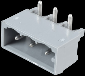 231-433/001-000 Pin header, angled, 3-pin, RM 5.0 mm