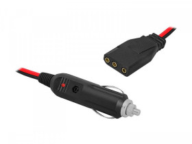 Przewód zasilający CB 3-pin z gniazdem bezpiecznika + wtyk...