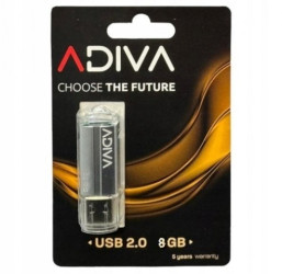 PENDRIVE 8GB ADIVA SREBRNY