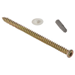 ForgeFix Concrete Frame Screw Torx&#xAE; Comp High-Low Thread ZYP 7.5x52mm Bag 10