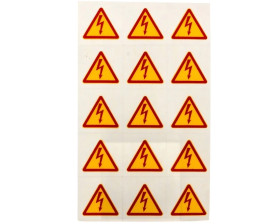 Znaki samoprzylepne typu BŁYSKAWICE ZS 25 LIGHTNING E04ZP-02030200500 /150szt/