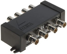 Ogranicznik przepięć 4-kanałowy systemu CCTV AHD, HD-CVI, HD-TVI, CVBS, PAL max. 5kA OPV-4