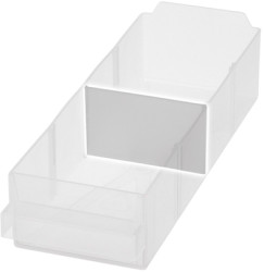 Partition wall, with 36 pieces, transparent, (L x W) 3.2 x 75 mm, TRENNWAND 250-01