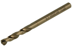 Wiertło; HSSCo8 3.7X20X52 D2107037 krótkie; do metalu; 3,70mm; kobaltowe; YG-1