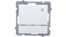 Sonata Przycisk /Światło/ Z Podświetleniem Biały Łp-5Rs/M/00