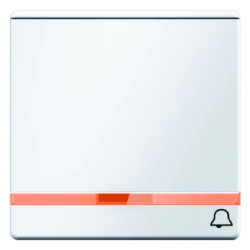 Klawisz z 2 dołączonymi soczewkami i dużum polem opisowym śnieżnobiały aksamit Q.1 16966079