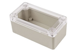 Obudowa ogólnego użytku ABS szerokość zew. 50 mm długość zew. 95 mm wys. zew. 40 mm Hammond IP65 Jasnoszary