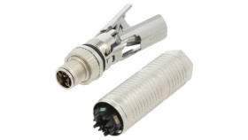 Złącze Okrągłe M12 Męskie Proste Ekranowane 5Pin 60V Pg9 T4111412051-000