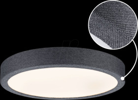 71053 Cosara ceiling light fixture, 15 W, 1300 lm, 3000 K, IP44, grey