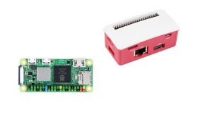 Zestaw startowy Raspberry Pi Zero 2 WHC wraz z modułem rozszerzeń 1x Ethernet 100M 3x USB HUB z obudową
