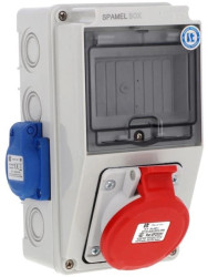 Rozdzielnica 5x16A 2x3x16A INA=32A IP54 SB-052505-S0050-54