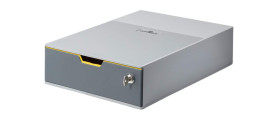 Regał szufladkowy, kolor: Wielobarwna, materiał: Plastik, 95mm x 280mm x 356mm, Durable