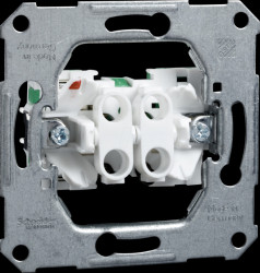 112500 Double button insert, 10 A