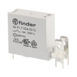 Przekaźnik elektromagnetyczny SPST-NO, 24VDC, 16A / 30V DC, Finder 45.91.7.024.0310