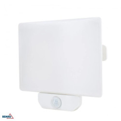 Naświetlacz LED LFX 50W 4000K 4500lm IP65 biały z czujnikiem ruchu C65-LFX-050WH-4K-PIR