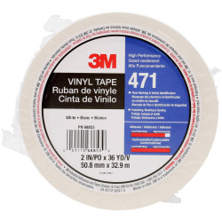3M 471W50IW 471 Vinyl Tape White 33 m x 50 mm 1 pc