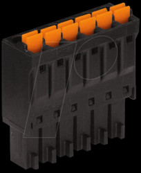 714-103 clip connector, 3-pole, RM 3,5 mm, encodable