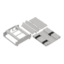 Obudowa modułowa na szynę iot.ZD3005 pi5 jasna ABS V0 - IOT.ZD3005 Pi5J ABS V0