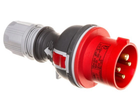 Wtyczka przenośna 16A 4P 400V czerwona TWIST WPP 16/4 IP44 922071