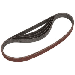 Sealey SB0020 Sanding Belt 25 x 762mm 60Grit Pack of 5