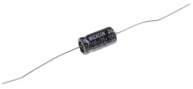 Kondensator 100μF 35V dc Osiowy, Otwór przelotowy RS PRO 8 (Dia.) x 16mm