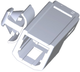 Obudowa złącza 2-pinowe -rzędowe raster: 3.5mm TE Connectivity Żeński MULTILOCK 070