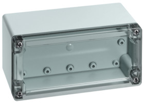 Obudowa Poliwęglan szerokość zew. 85 mm długość zew. 162 mm wys. zew. 82 mm Günther Spelsberg IP67 Szary