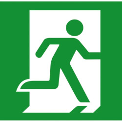 Piktogram VELLA 123x123 ludzik prawo 93335