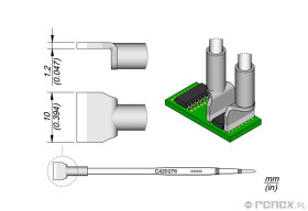 Grot C420276 do termopęsety JBC HT420 i AT420