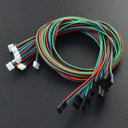 Gravity: 4Pin I2C/UART Sensor Cable for Arduino - 50cm (10 Pack)