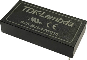 TDK PXD-M30-48WD15 Przetwornica DC/DC 5 V/DC 12 V/DC 1 A 30 W Ilość wyjść: 2 x Content 1 szt.