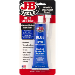 J-B Weld 31316UK Silicone Gasket Maker &amp; Sealant Blue 85g