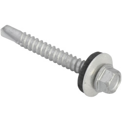 ForgeFix TechFast Hex Head Roof Screw Self-Drill Light Section 5.5x45mm Pack 100