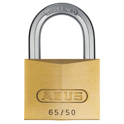 ABUS 03905 65/50mm Brass Padlock Keyed Alike 504