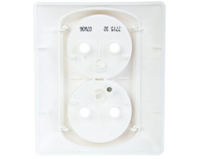 SISTENA LIFE Plakietka gniazda podwójnego pearl 771532