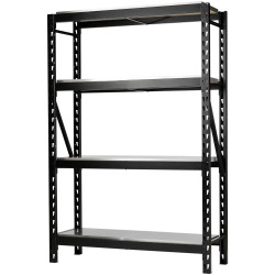 Draper 27980 BUNKER&#xAE; 18 Pcs Modular 4 Tier Racking - S/Steel Shelving 1500mm