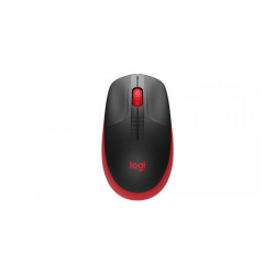 Mysz LOGITECH M190 bezprzew.USB czerwona