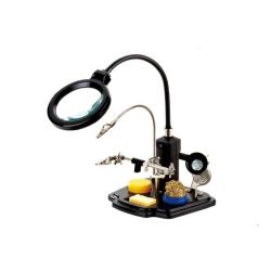 Uchwyt montażowy ZD-10Y z lupą 3x i podświetleniem LED