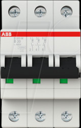 2CDS273001R0205 Circuit breaker, class B, 20 A, 3-pin