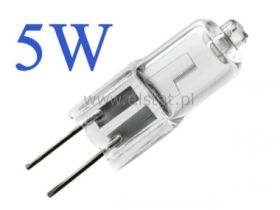 Halogen 12V 5W; sztyft; trzonek G4; seria JC