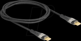 80763 Sync &amp; charging cable, USB-C, 100 W, textile, 1.0 m
