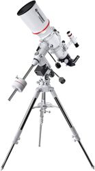 Bresser Optik Messier AR-102s/600 Hexafoc EXOS-2 Teleskop soczewkowy równikowy achromatyczna Powiększenie 15 do 204 x