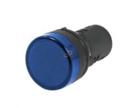 KONTROLKA LED 24V AC/DC NIEBIESKA 28mm